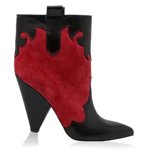 HANNAH RED SUEDE