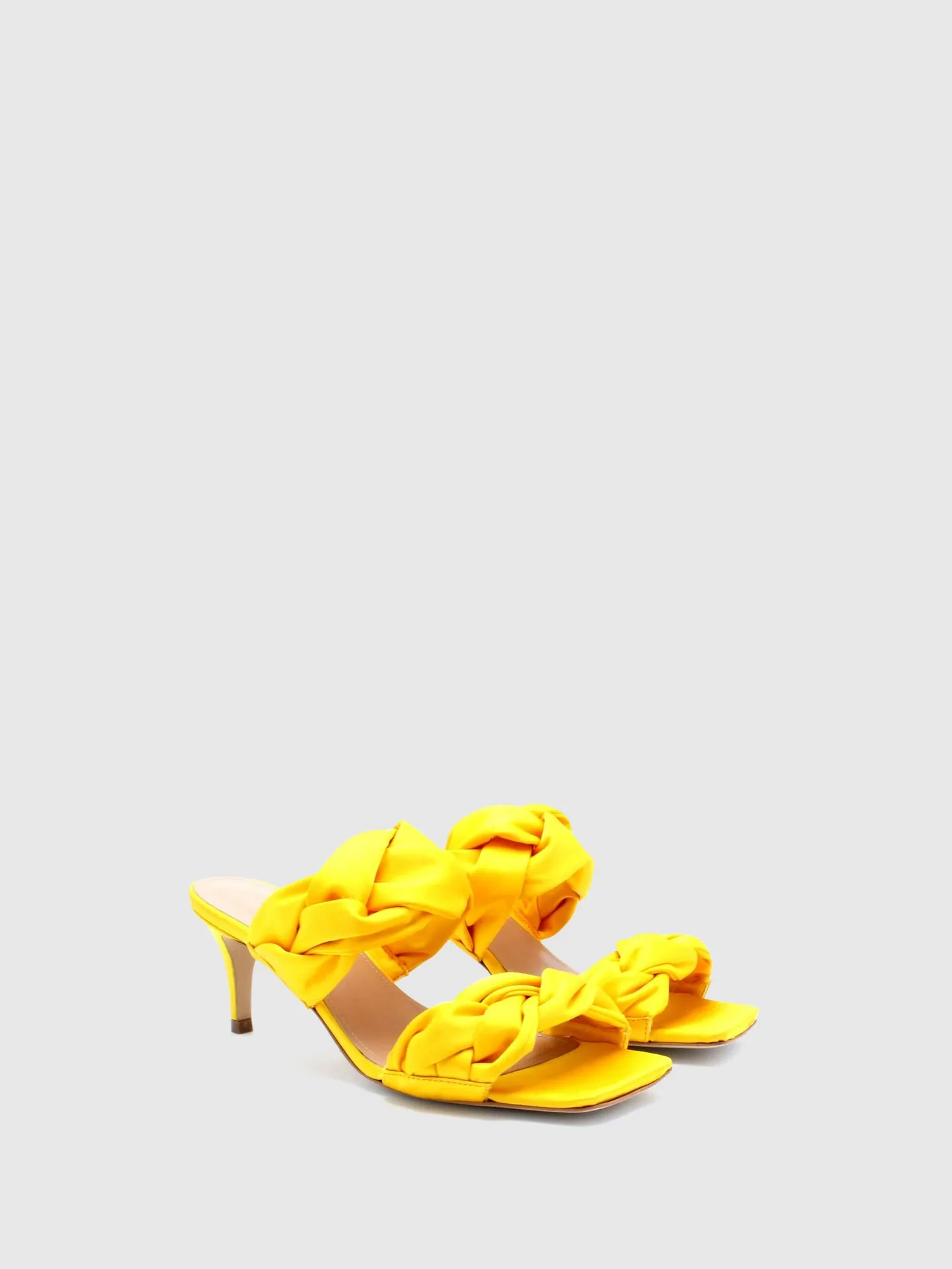 Heel Sandals F04L2 Yellow