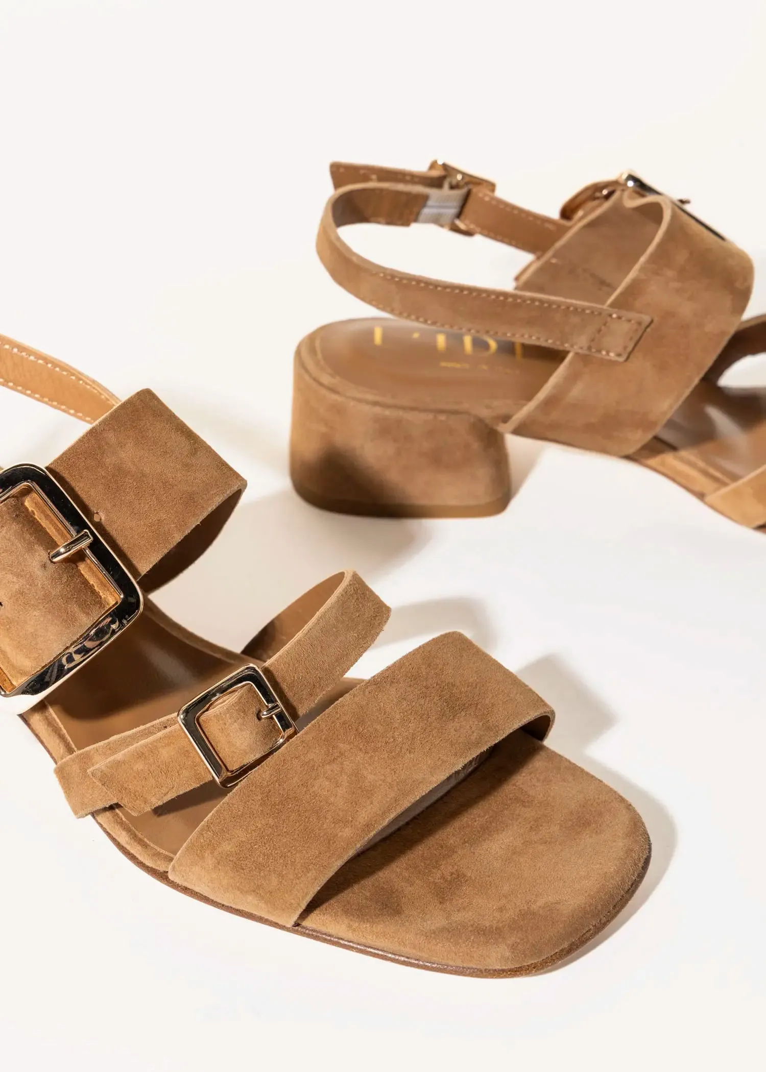 Heeled Buckle Sandal