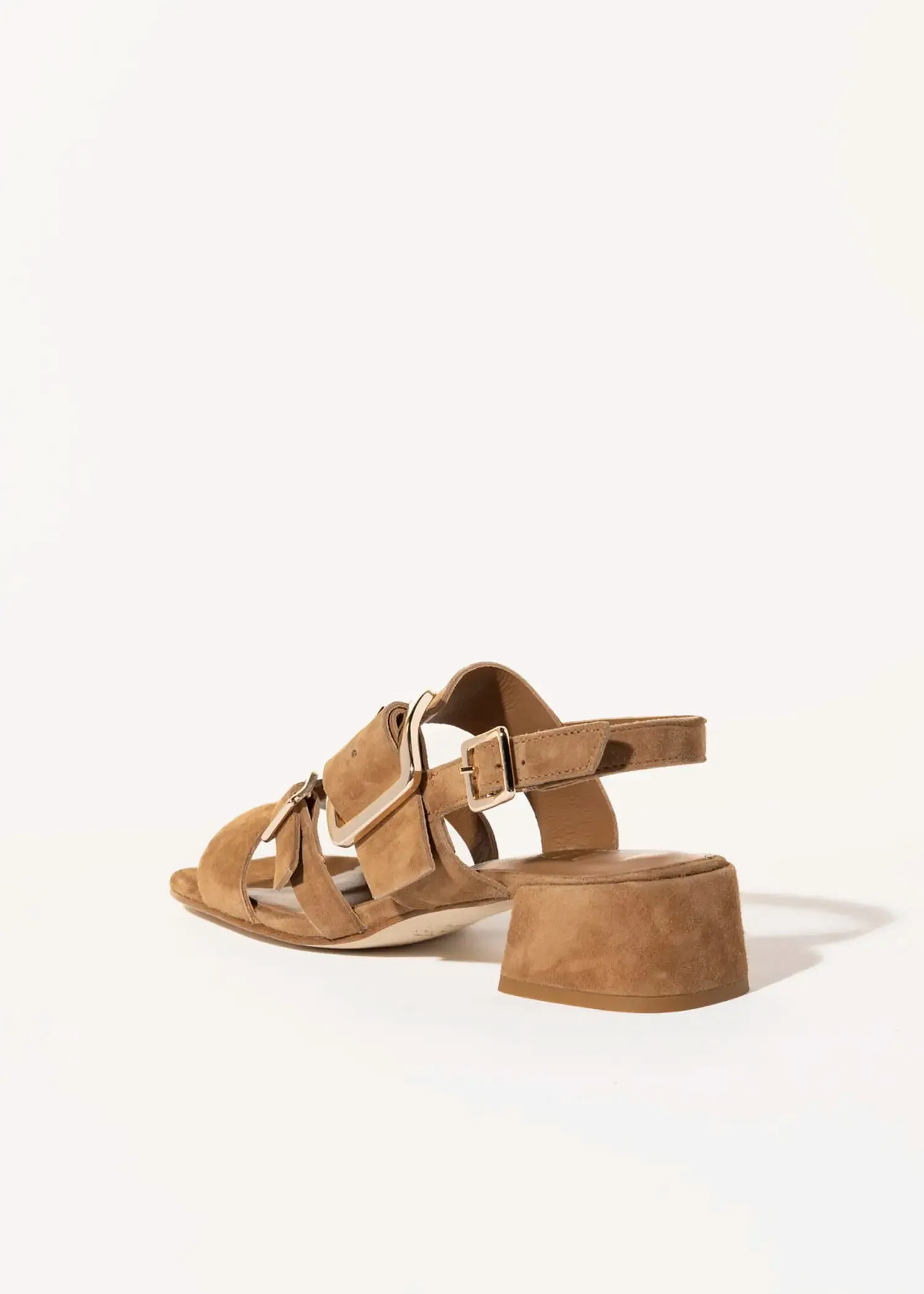 Heeled Buckle Sandal