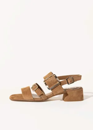 Heeled Buckle Sandal