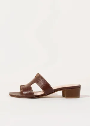 Heeled Slide Sandal