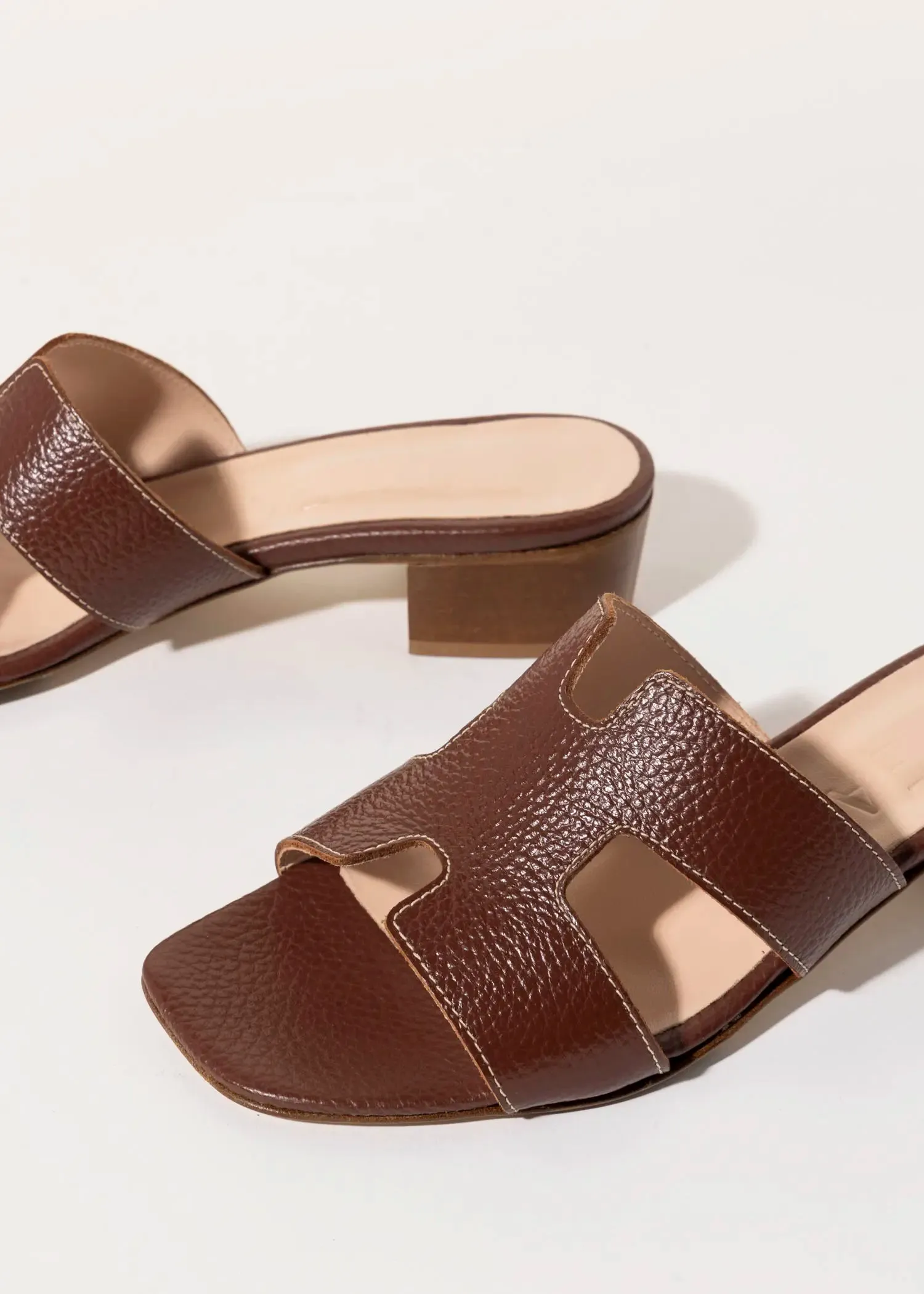 Heeled Slide Sandal