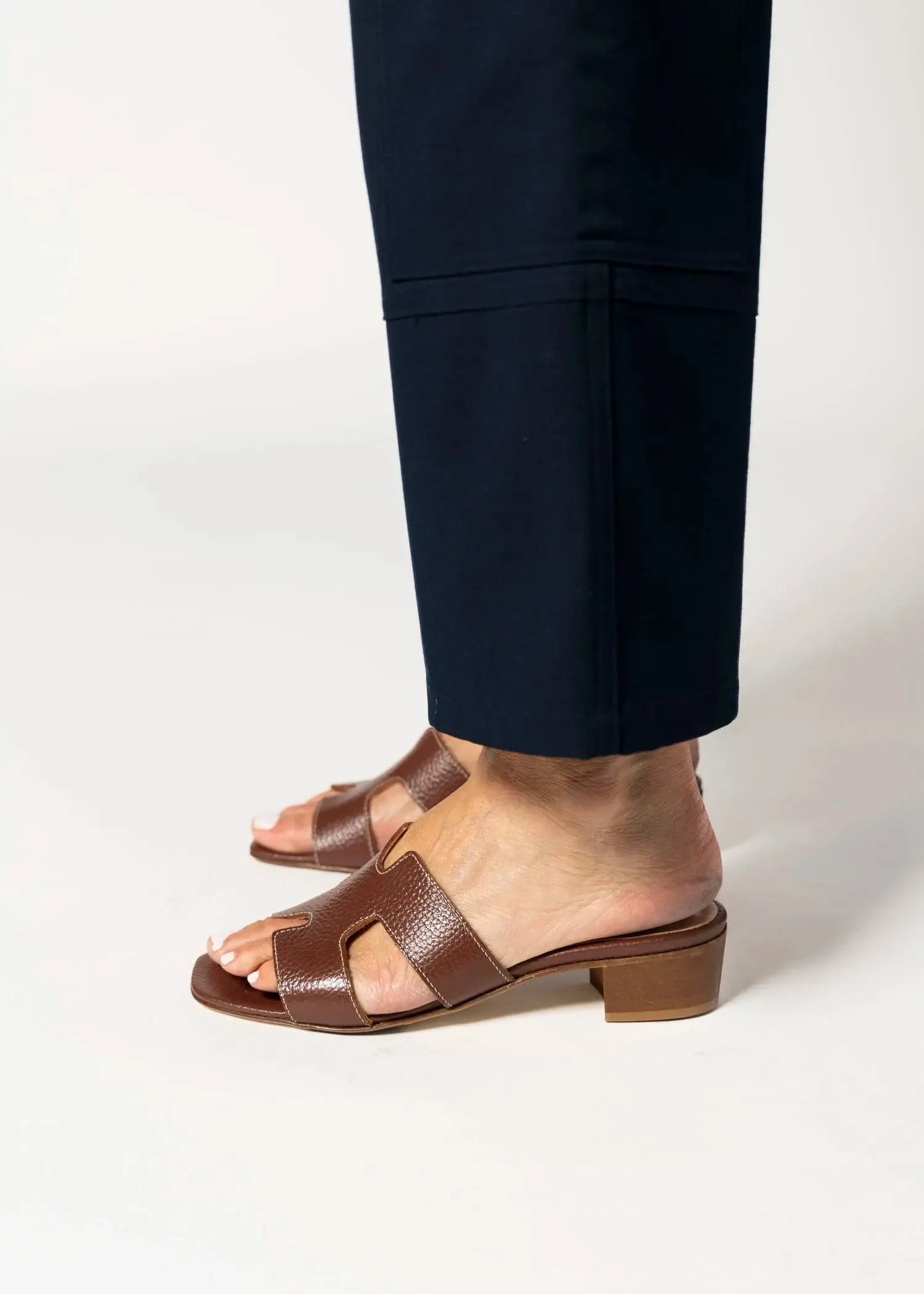 Heeled Slide Sandal