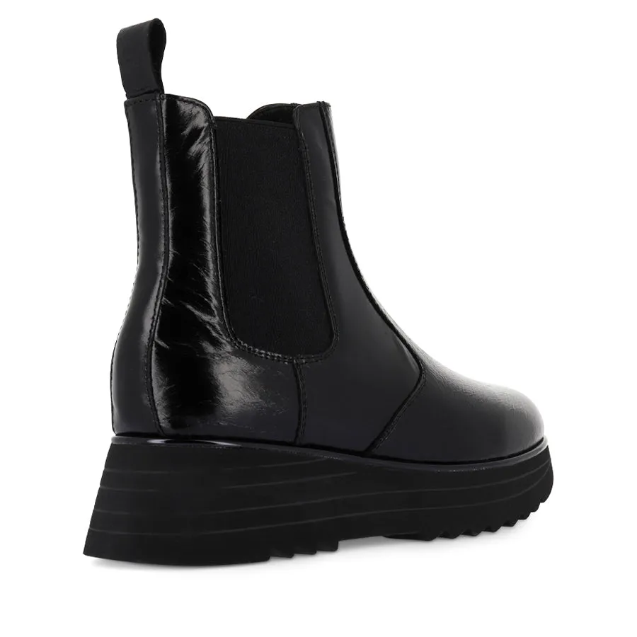 HICCUP - BLACK CRUSH PATENT LEATHER