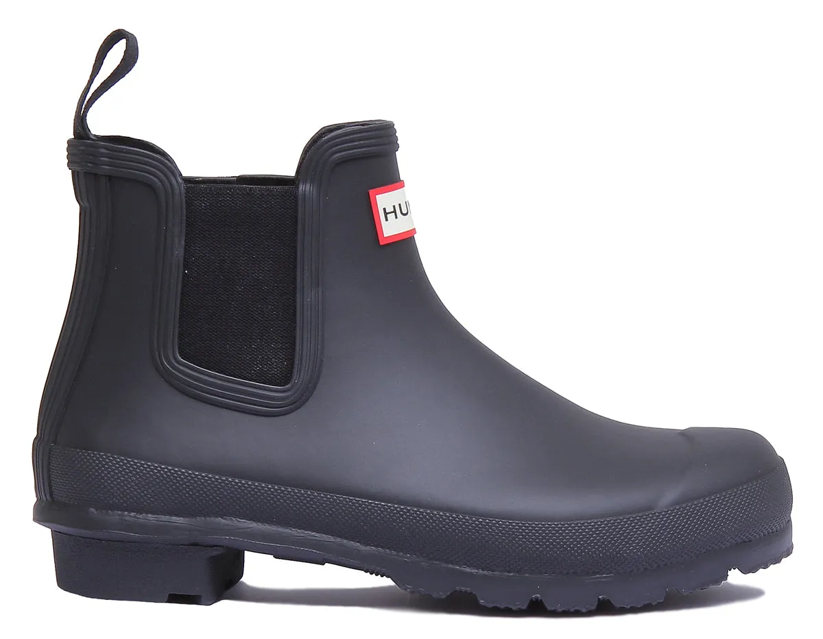 Hunter Original Womens Chelsea In Black For Women