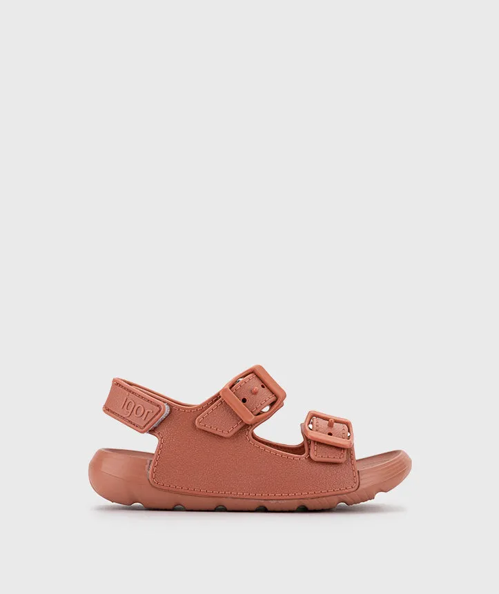 Igor Boy's and Girl's Maui MC Sandals, Terracota