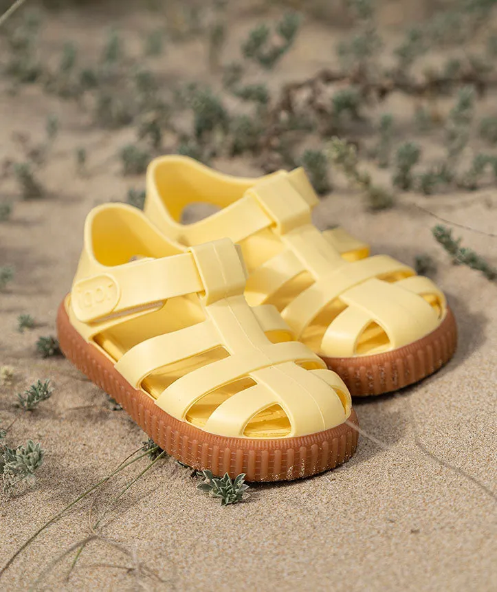 Igor Girl's Nico Caramelo Sandal, Vainilla