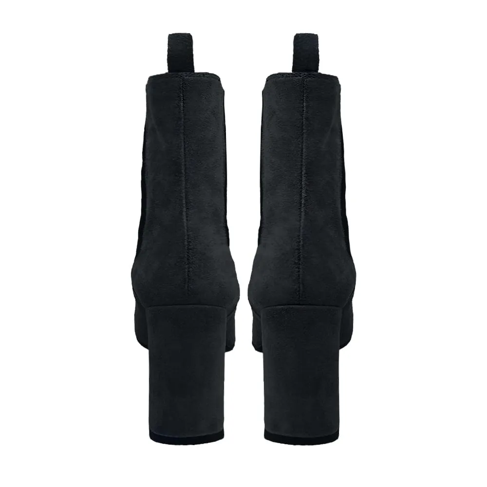ISLA BLACK SUEDE