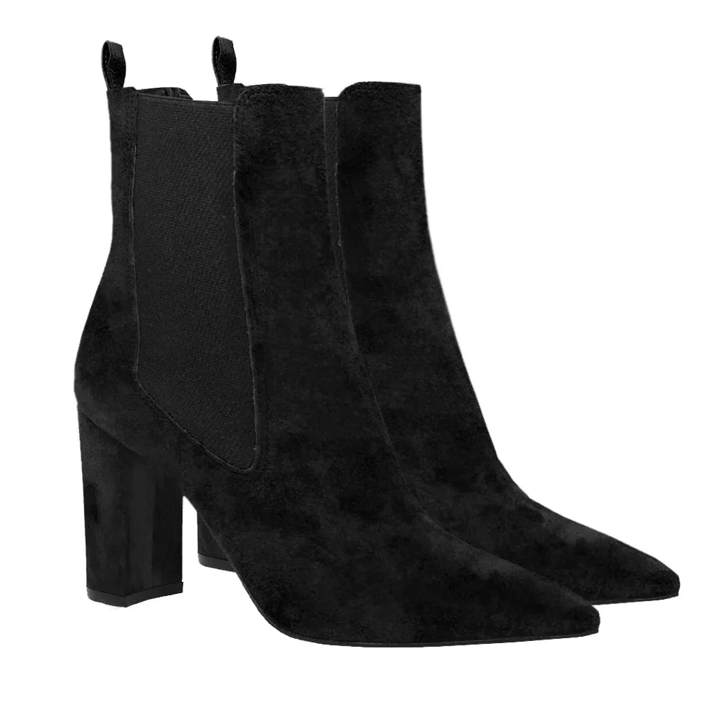 ISLA BLACK SUEDE