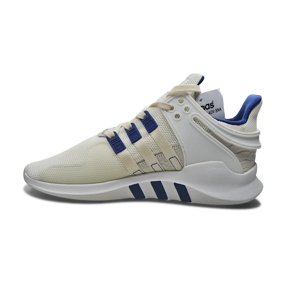 Juniors Adidas EQT Support ADV Snake J - BB0285 - Cream White Blue