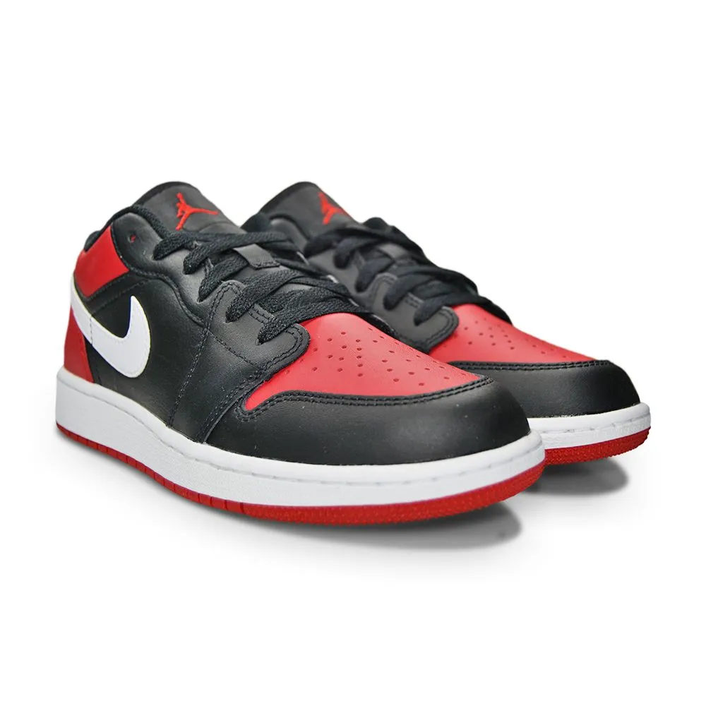 Juniors Nike Air Jordan 1 Low (GS) - 553560 066 - Black Gym Red White