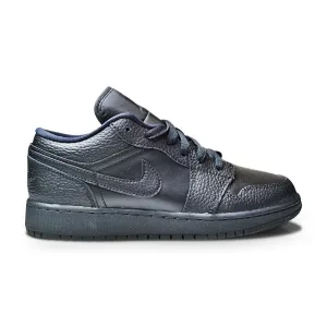 Juniors Nike Air Jordan 1 Low (GS) - 553560 091 - Triple Black