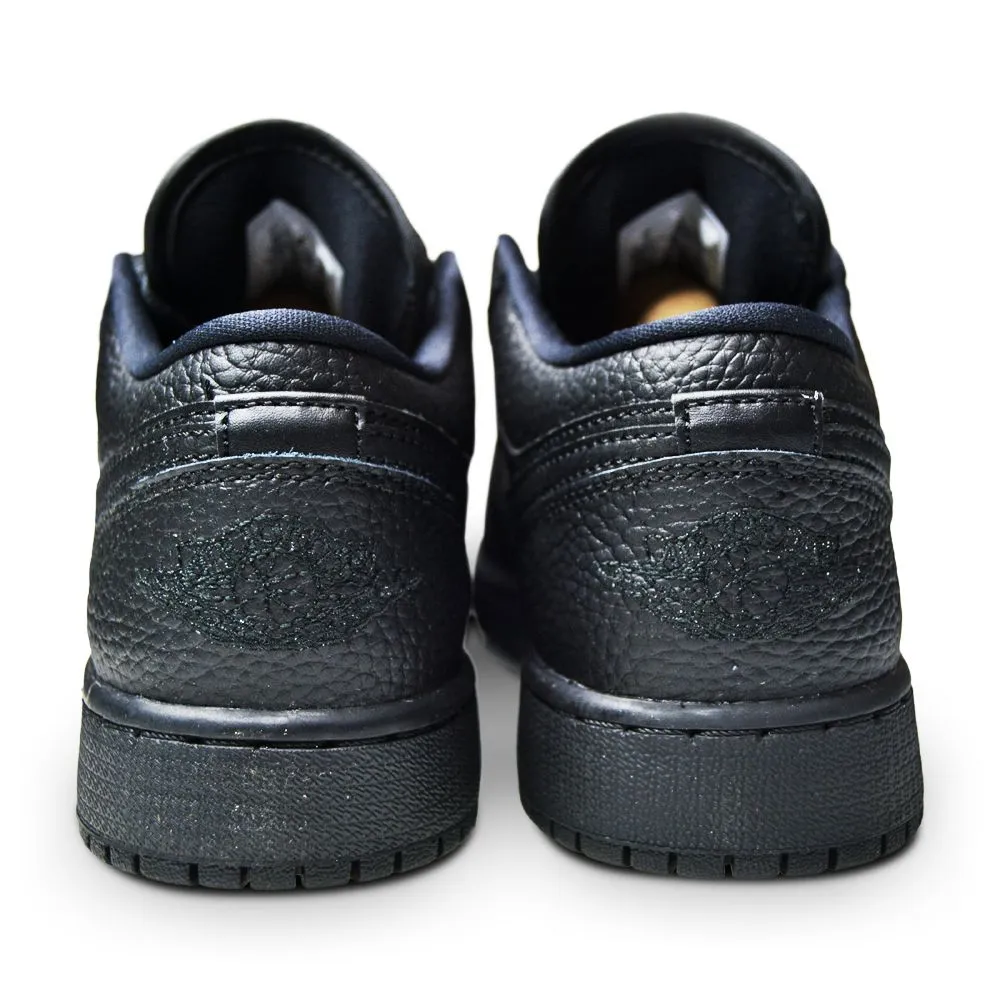 Juniors Nike Air Jordan 1 Low (GS) - 553560 091 - Triple Black
