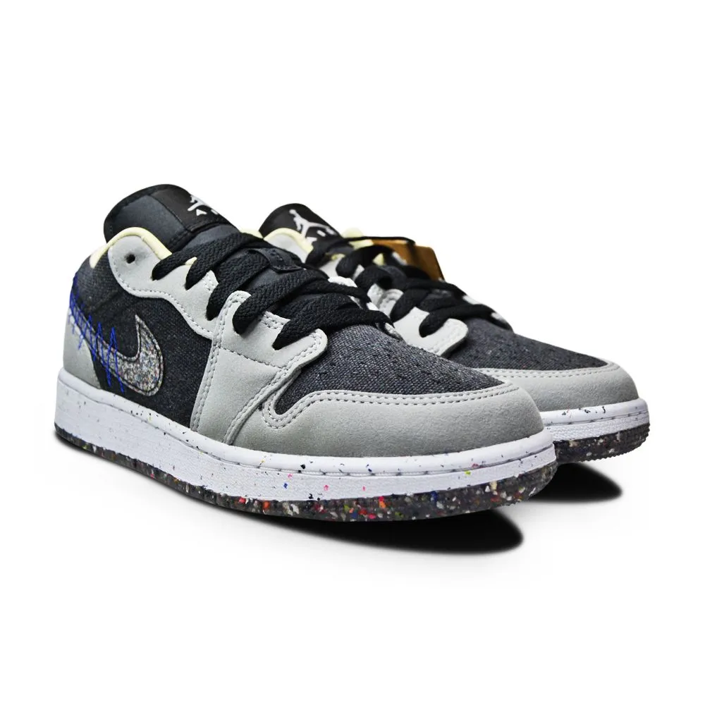 Juniors Nike Air Jordan 1 Low SE (GS) - DM4690 001 - LT Smoke Grey Multicolor