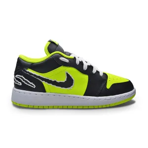 Juniors Nike Air Jordan 1 Low SE (GS) "Black Cats"