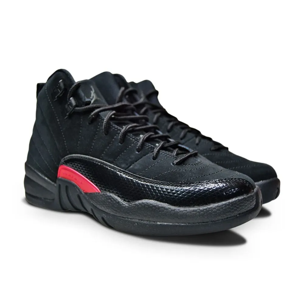 Juniors Nike Air Jordan 12 Retro  - 510815 006 - Dark Grey Rush Pink