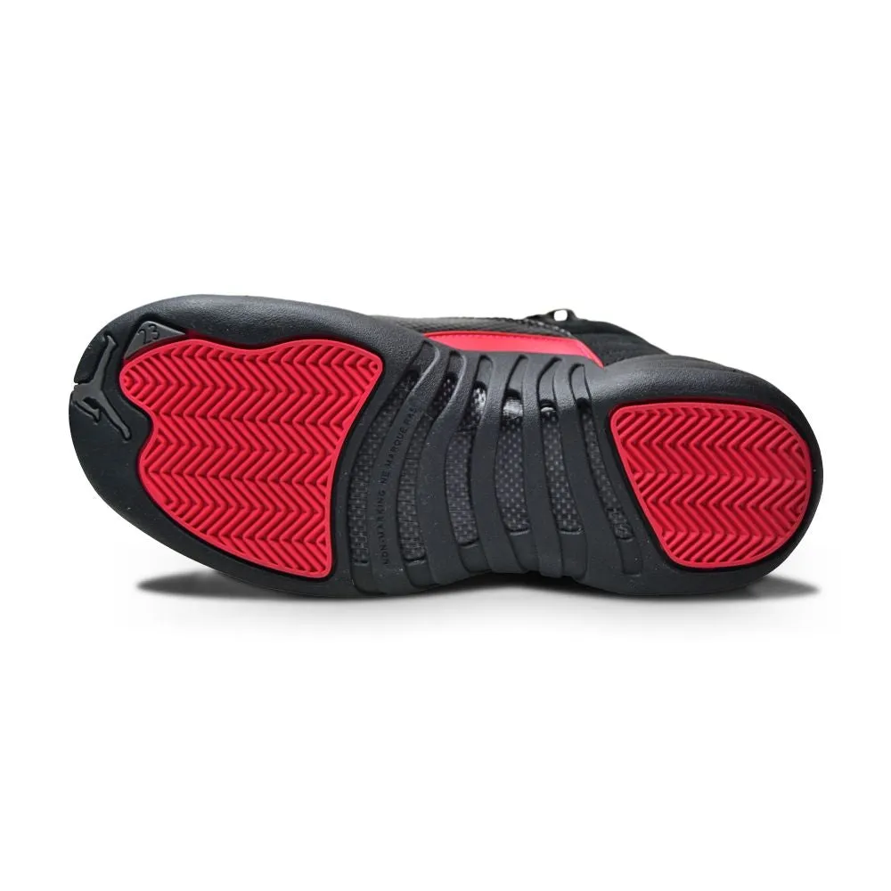 Juniors Nike Air Jordan 12 Retro  - 510815 006 - Dark Grey Rush Pink