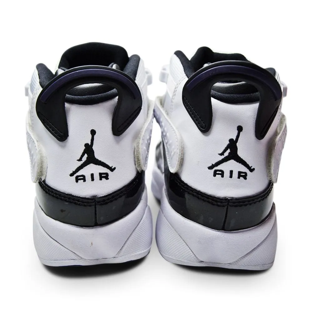 Juniors Nike Air Jordan 6 Rings (GS) - 323419 104 - White Black Dark Concord Clear