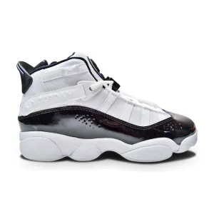 Juniors Nike Air Jordan 6 Rings (GS) - 323419 104 - White Black Dark Concord Clear