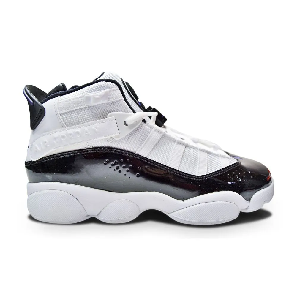 Juniors Nike Air Jordan 6 Rings (GS) - 323419 104 - White Black Dark Concord Clear