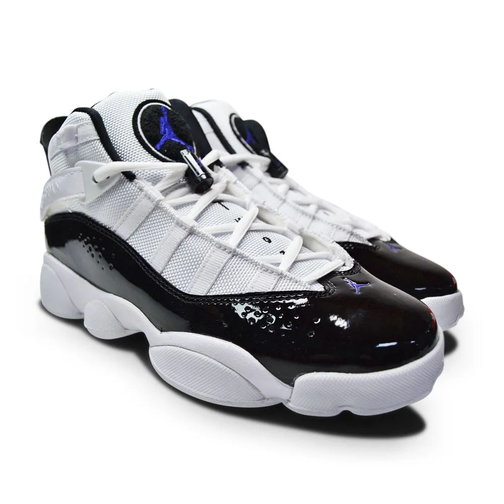 Juniors Nike Air Jordan 6 Rings (GS) - 323419 104 - White Black Dark Concord Clear