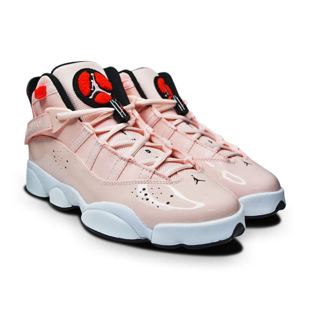 Juniors Nike Air Jordan 6 Rings (GS) - 323419 602 - Atmosphere Infrared 23 Black