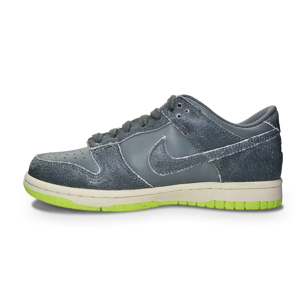 Juniors Nike Dunk Low SE "Halloween" (GS) DQ6215 001 Iron Grey Ghost Green