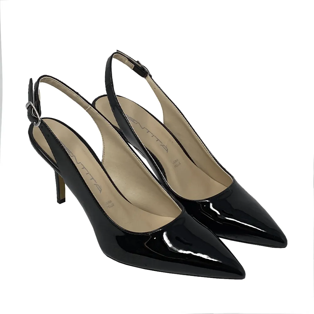 JUSTINA BLACK PATENT 70mm
