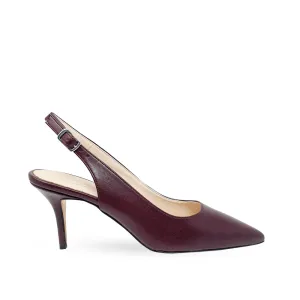 JUSTINA BORDEAUX LEATHER 70mm