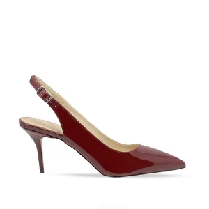 JUSTINA BORDEAUX PATENT 70mm