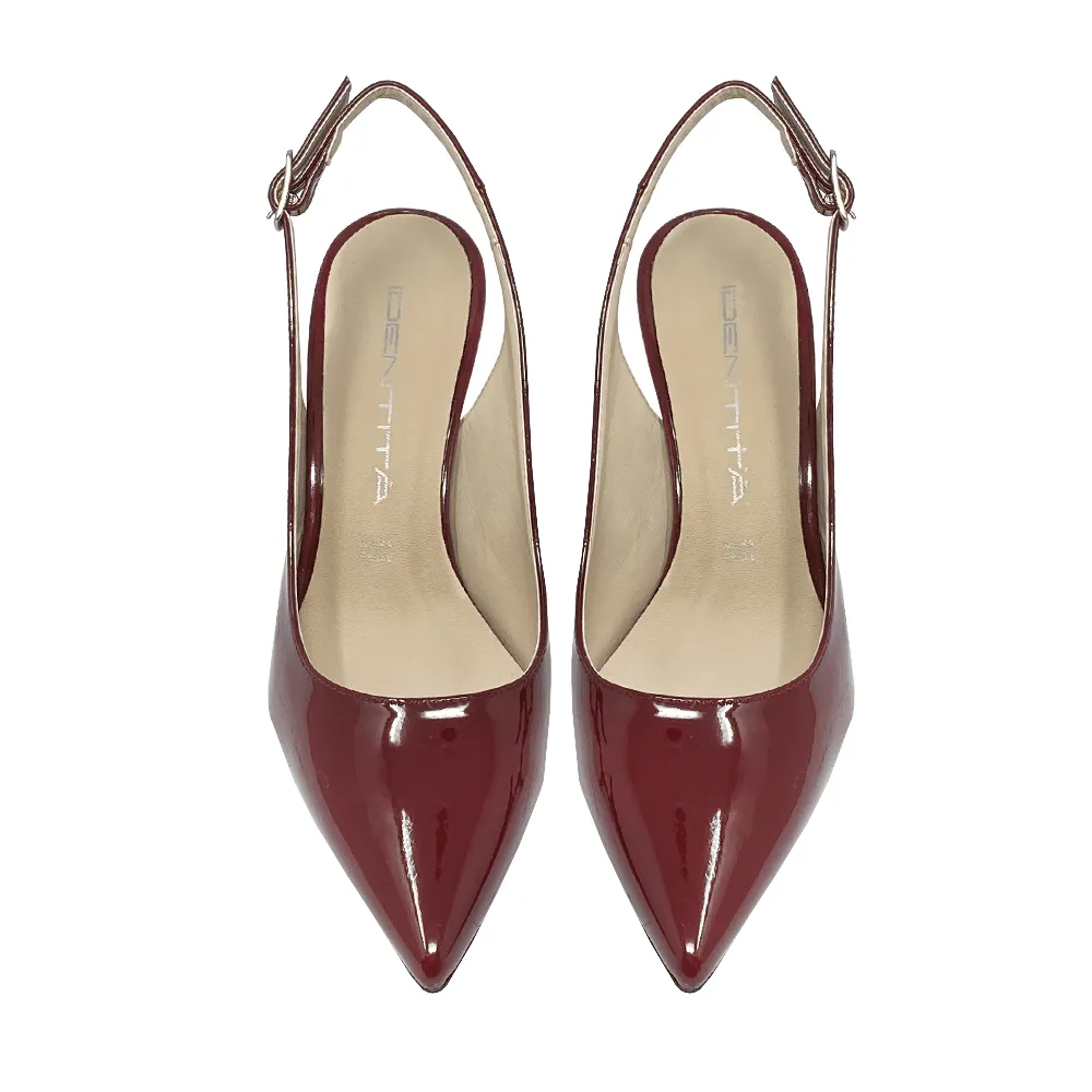 JUSTINA BORDEAUX PATENT 70mm
