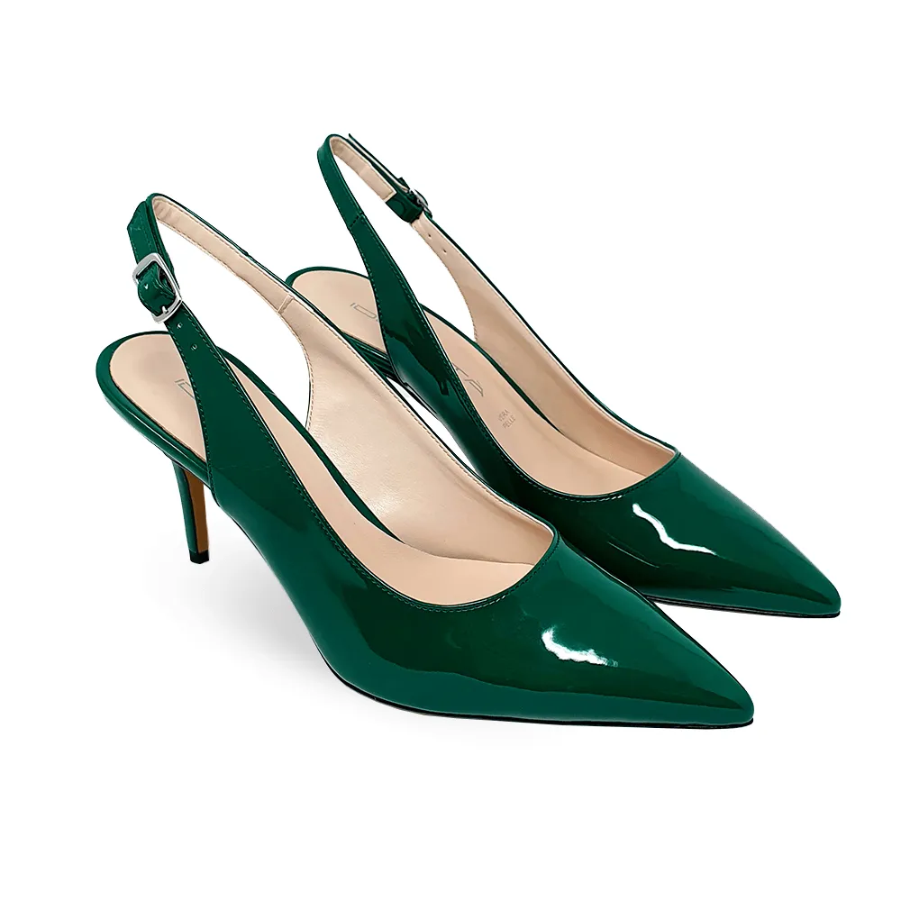 JUSTINA GREEN PATENT 70mm