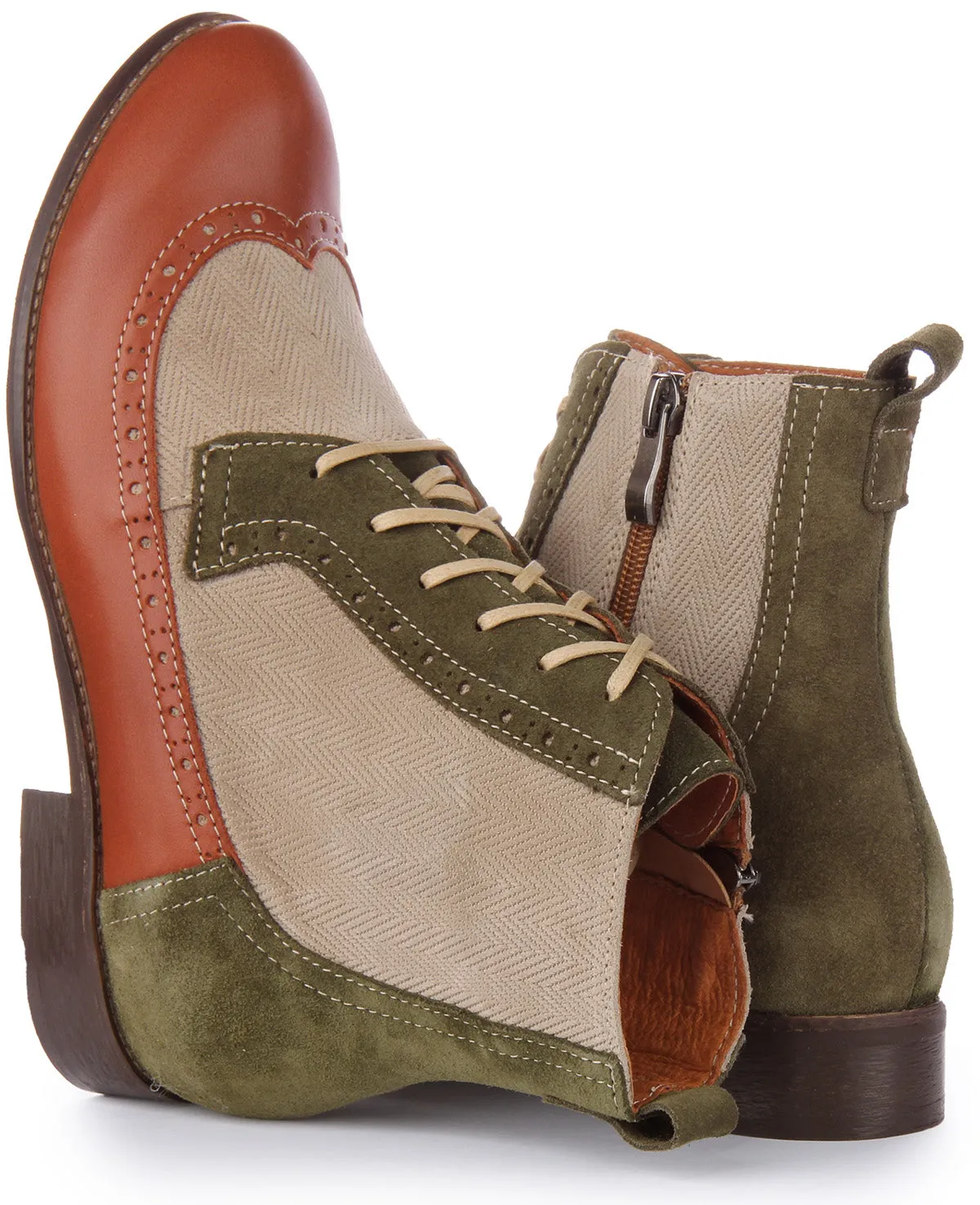Justinreess England Helene In Beige Tan For Women