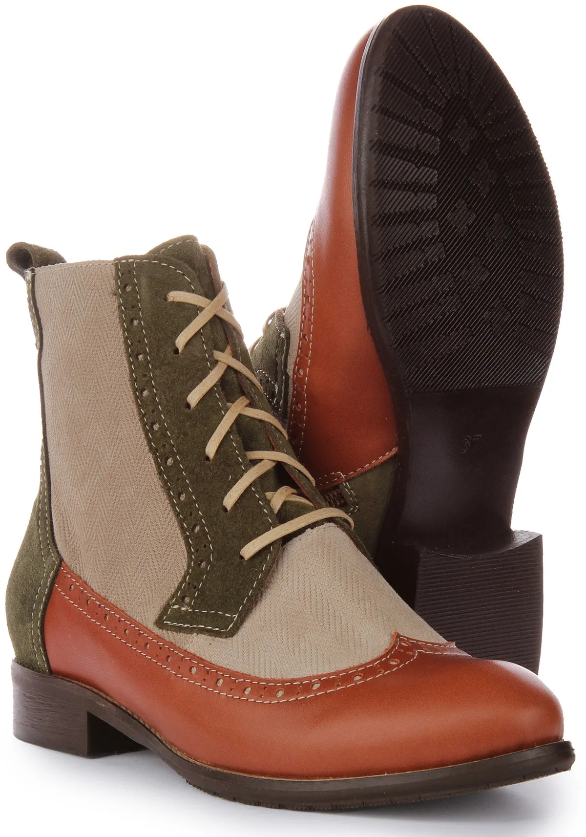 Justinreess England Helene In Beige Tan For Women