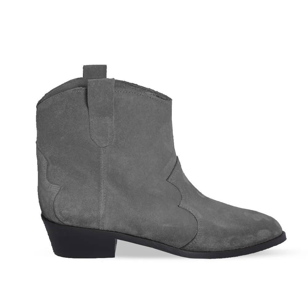 KENDAL GRAY SUEDE