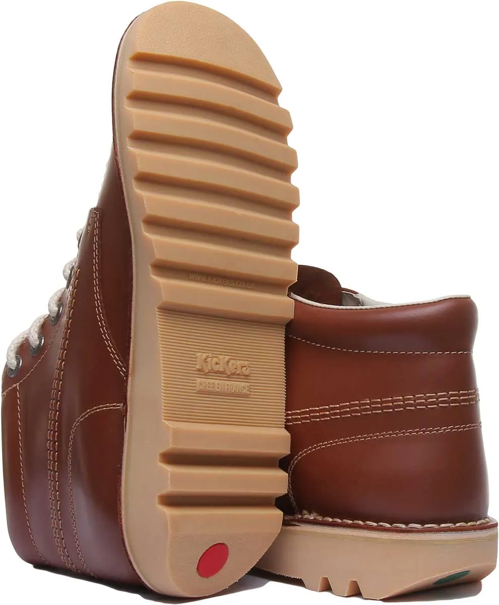 Kickers Kick Hi M In Tan in Adults UK Size 6.5 - 12