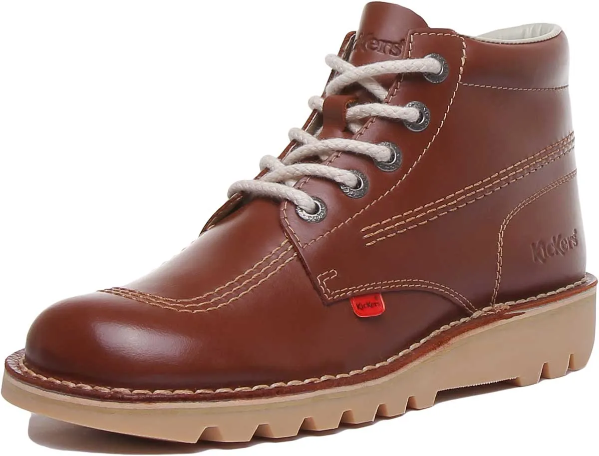 Kickers Kick Hi M In Tan in Adults UK Size 6.5 - 12