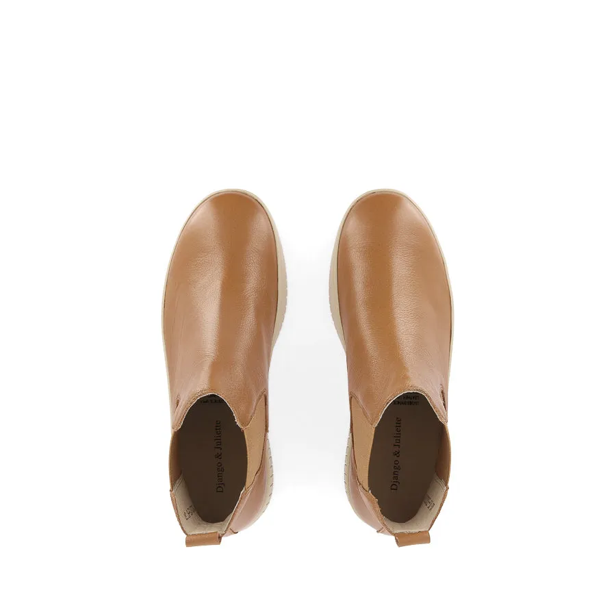 KISSYE - DARK TAN LEATHER