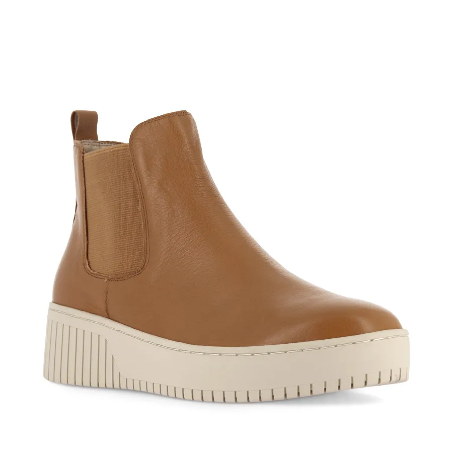 KISSYE - DARK TAN LEATHER