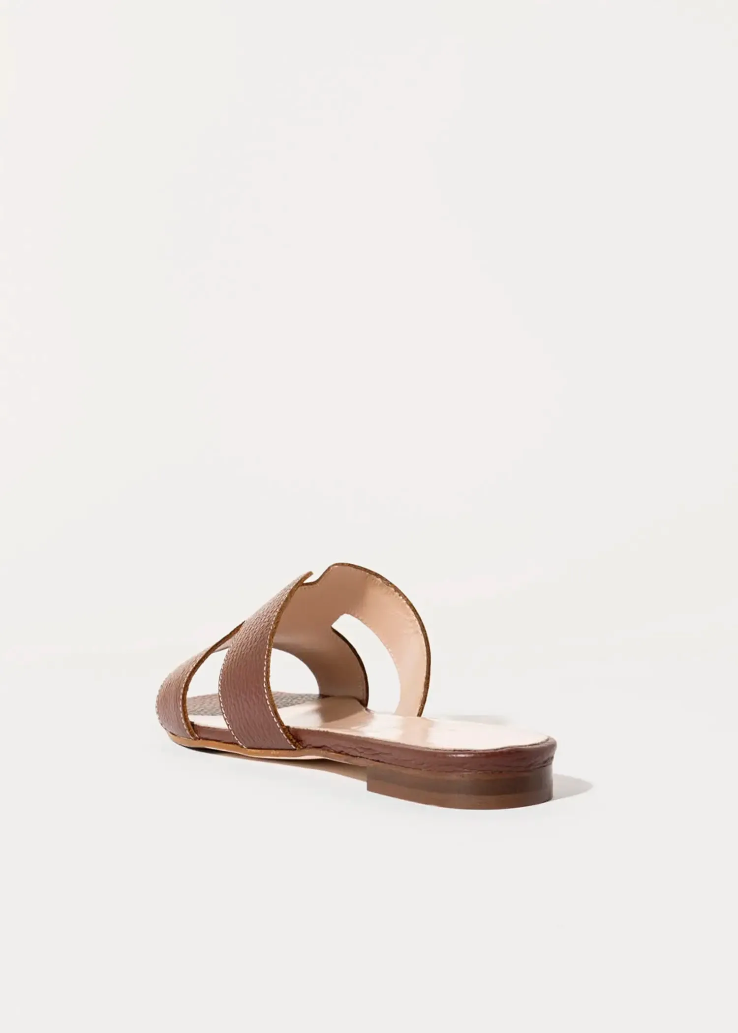 Leather Cutout Sandal