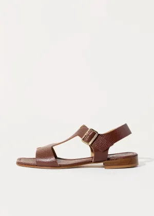 Leather Flat Sandal