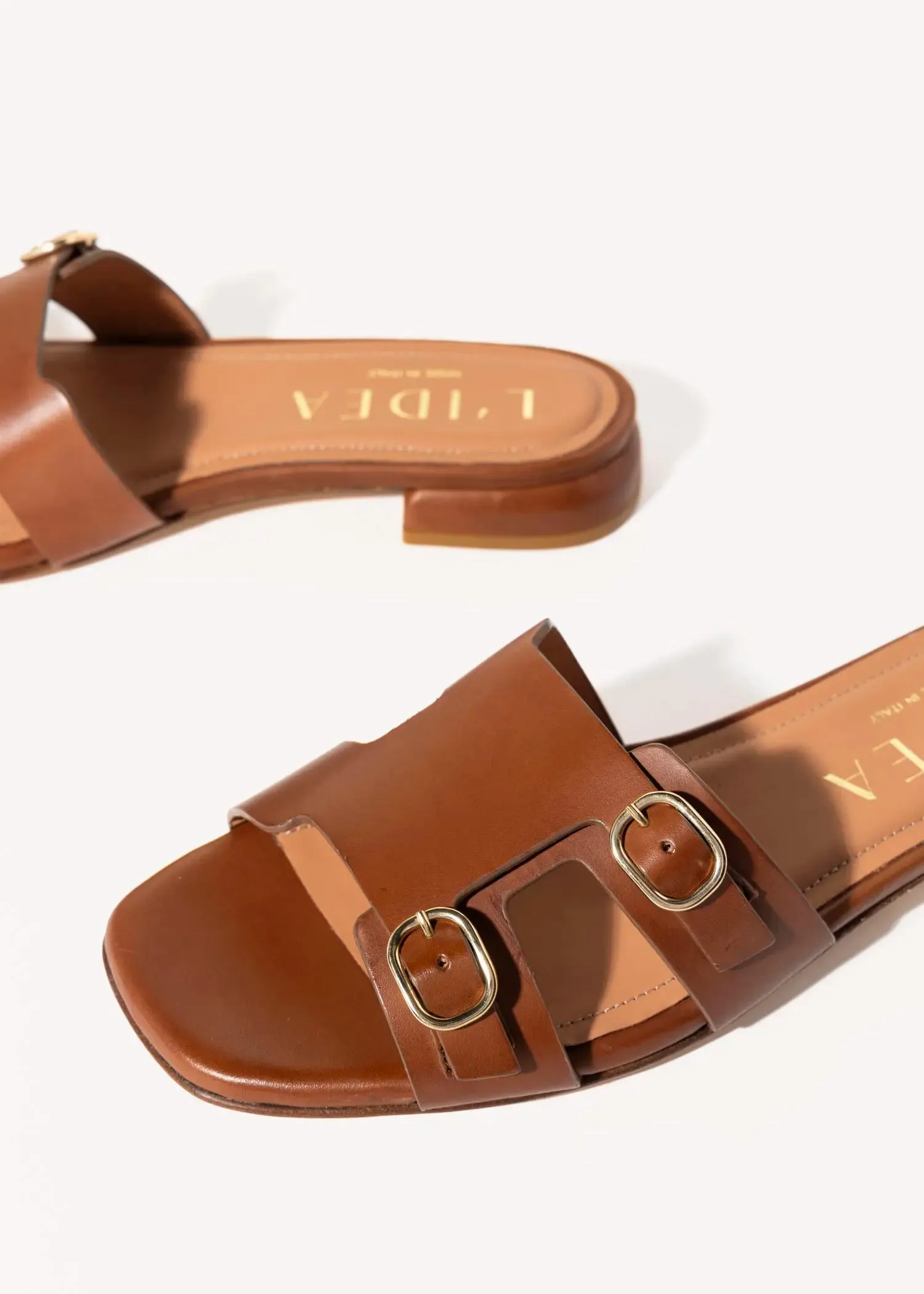 Leather Monk Strap Sandal