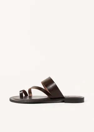 Leather Toe Ring Sandal