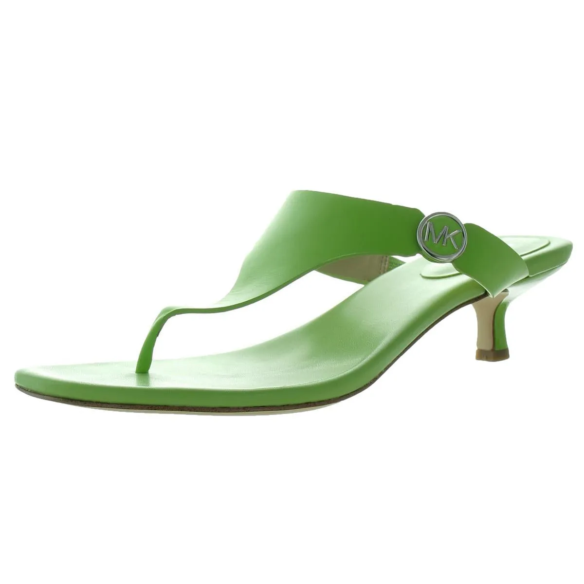 Lucinda Kitten Womens Leather Flat Slide Sandals