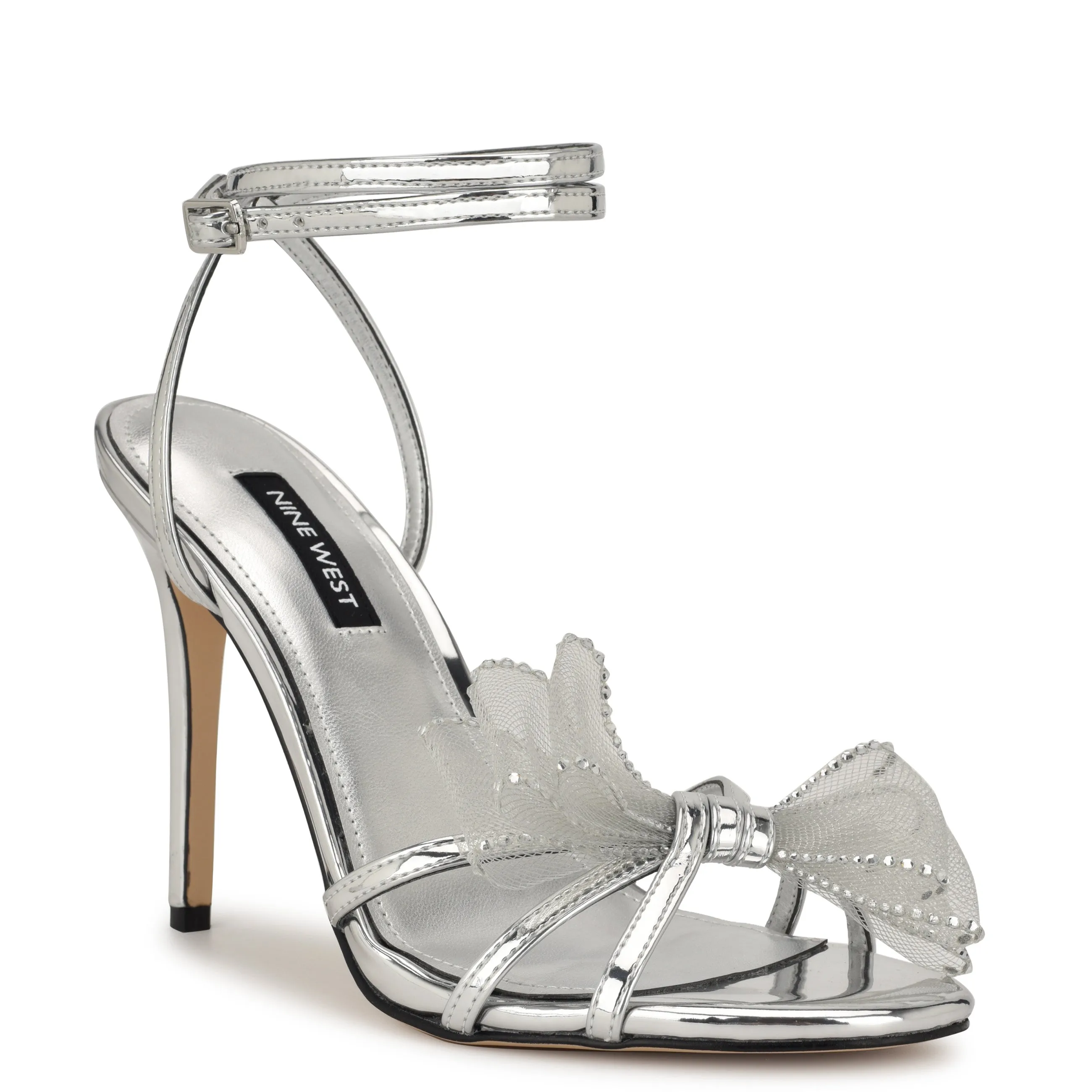 Minky Bow Heeled Sandals