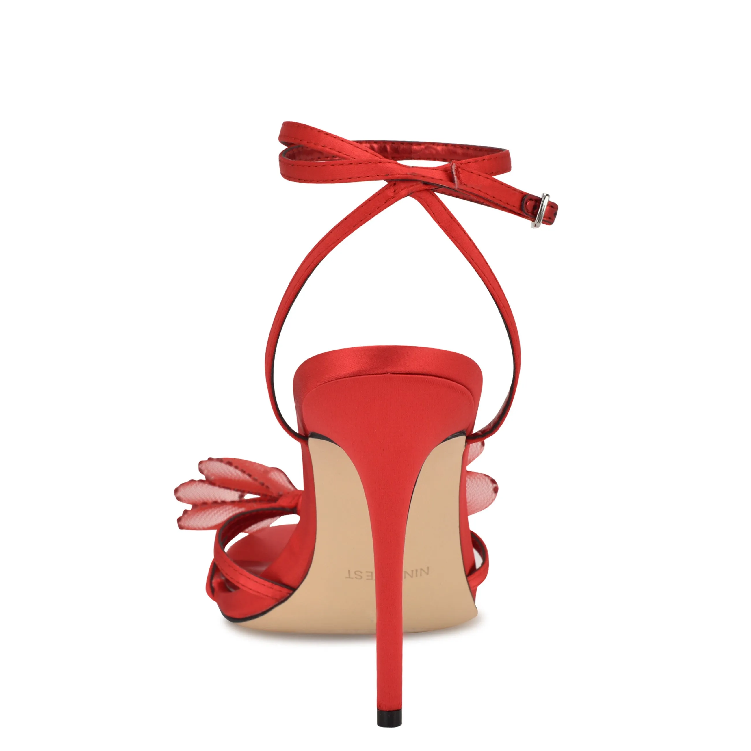 Minky Bow Heeled Sandals