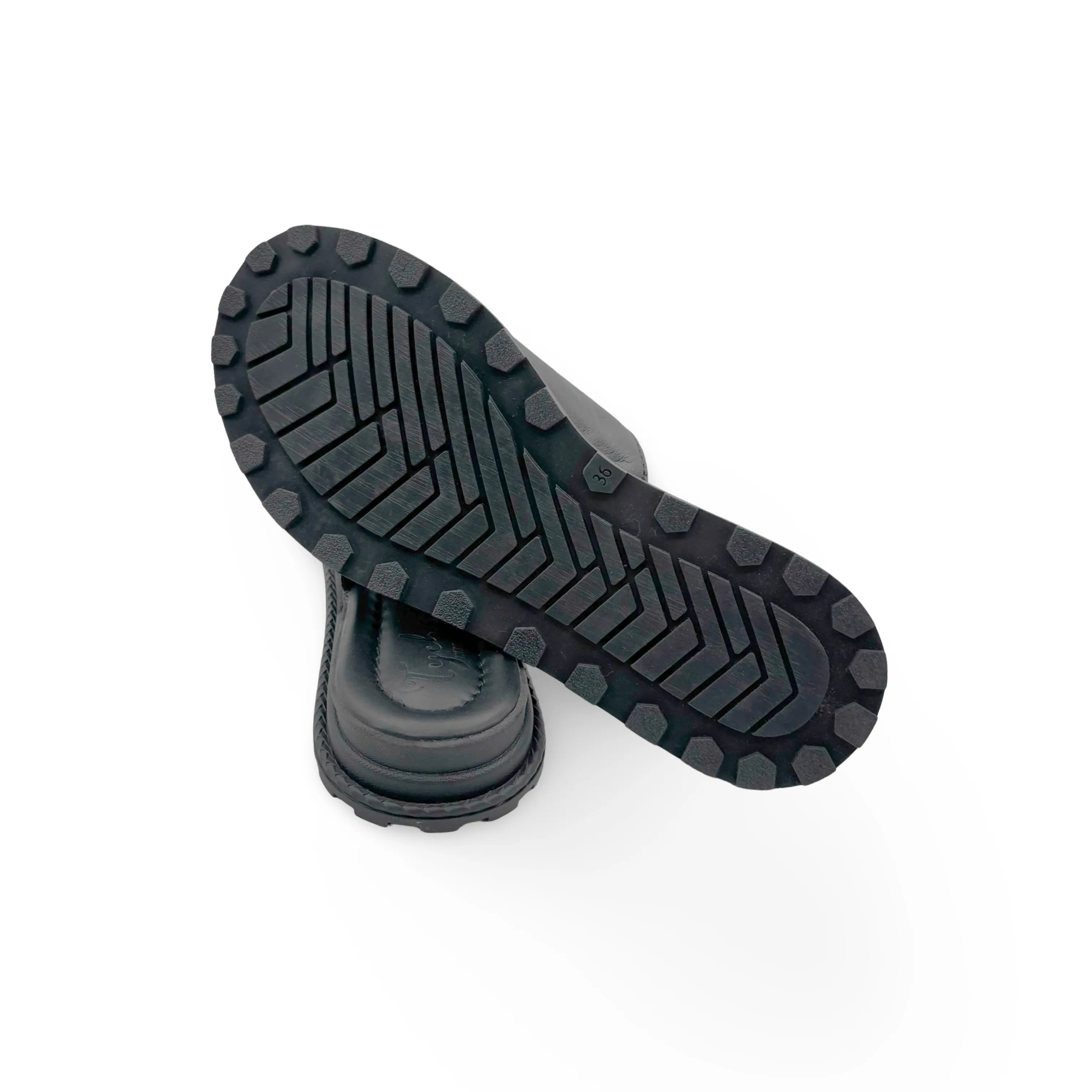 Monroe Black Leather Adjustable Slide