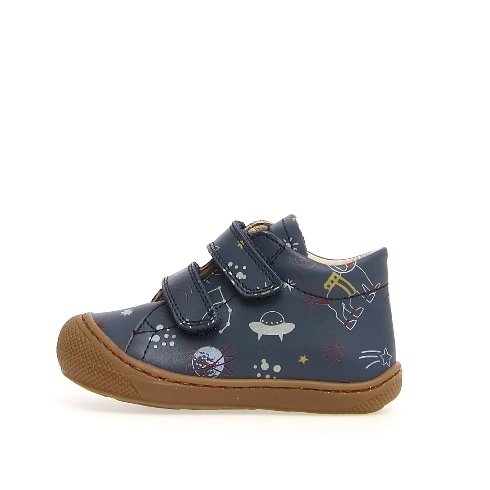 Naturino Boy's & Girl's Cocoon Vl Calf Natural Space Sneakers - Indigo