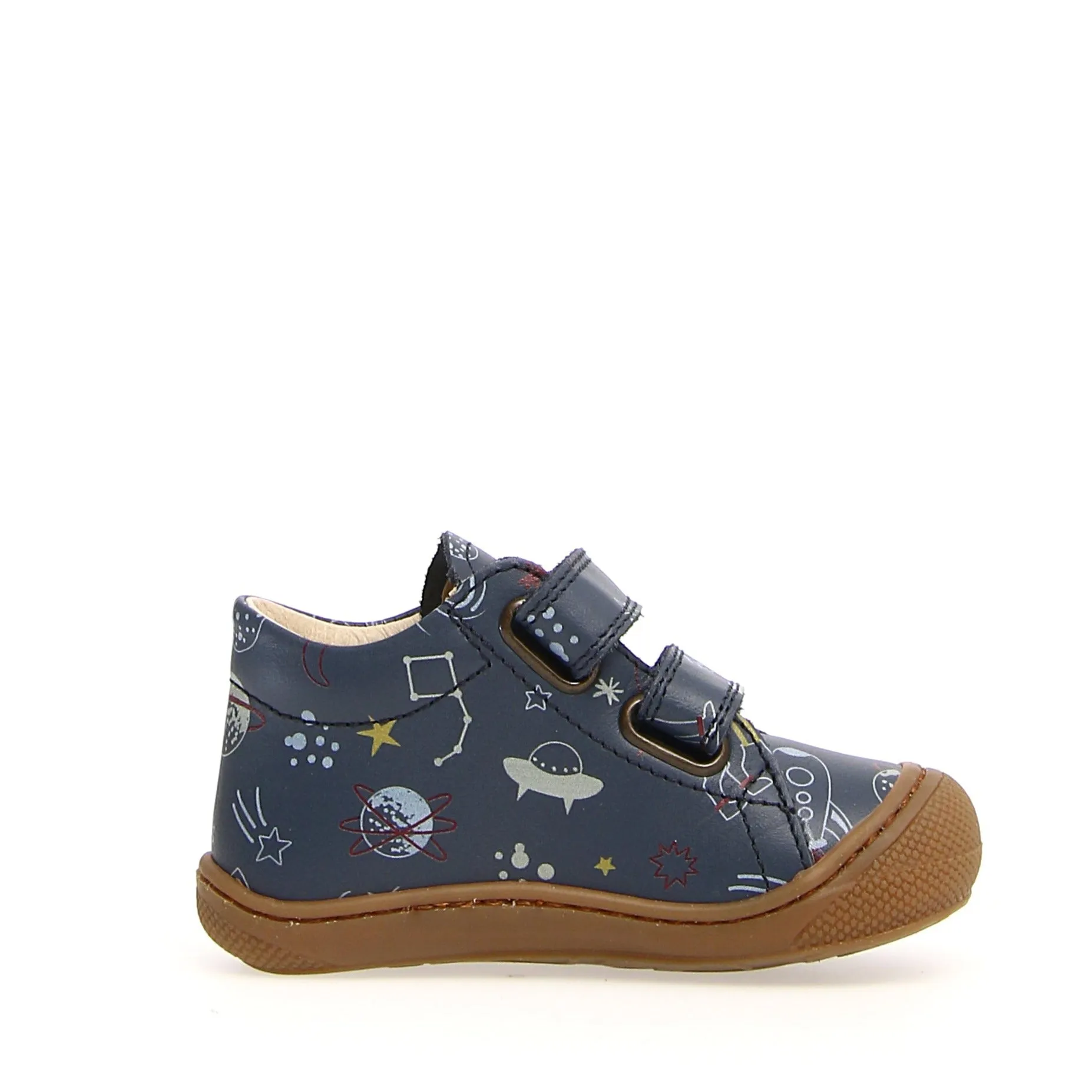 Naturino Boy's & Girl's Cocoon Vl Calf Natural Space Sneakers - Indigo